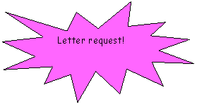 Explosion 1:     Letter request!